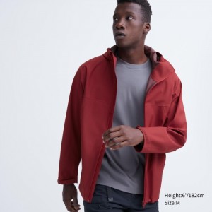 Parka Uniqlo BLOCKTECH (3D Cut) Panske Červené Slovensko | T254168