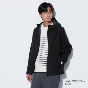 Parka Uniqlo BLOCKTECH (3D Cut) Panske Čierne Slovensko | F998464