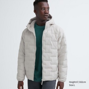 Parka Uniqlo PUFFTECH (Warm Polstrované) Damske Biele Slovensko | D687276