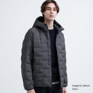 Parka Uniqlo PUFFTECH (Warm Polstrované) Damske Tmavo Siva Slovensko | Y030464