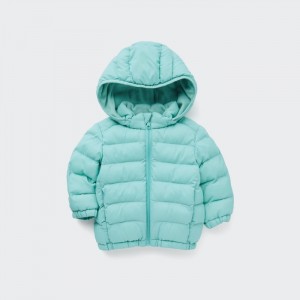 Parka Uniqlo PUFFTECH Washable Full-Zip (Warm Polstrované) Pre Babatka Modre Slovensko | L091768