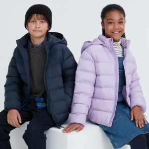 Parka Uniqlo PUFFTECH Washable (Warm Polstrované) Detske Námornícka Modrá Slovensko | Y287087