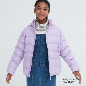 Parka Uniqlo PUFFTECH Washable (Warm Polstrované) Detske Nachový Slovensko | D375196