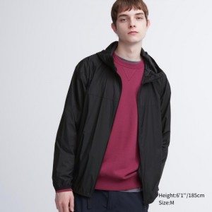 Parka Uniqlo Pocketable UV Protection 3D Cut Panske Čierne Slovensko | N252090