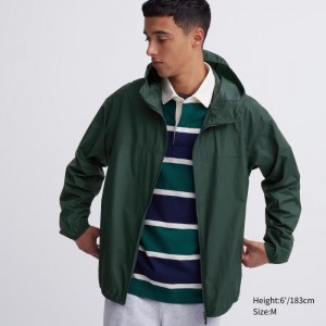 Parka Uniqlo Pocketable UV Protection 3D Cut Panske Tmavo Zelene Slovensko | O641407