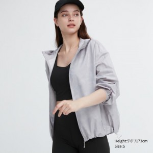 Parka Uniqlo UV Protection Printed Pocketable Damske Siva Slovensko | R289334