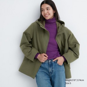 Parka Uniqlo Utility Damske Olivovo Zelená Slovensko | X441046