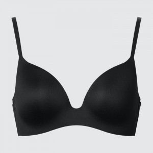 Podprsenky Uniqlo Wireless (3D Hold) (2022 Edition) Damske Čierne Slovensko | U395860