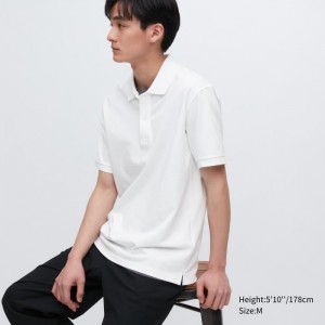 Polokosela Uniqlo Dry Pique Damske Biele Slovensko | L194064