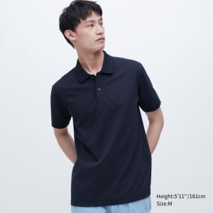 Polokosela Uniqlo Dry Pique Panske Námornícka Modrá Slovensko | I676522