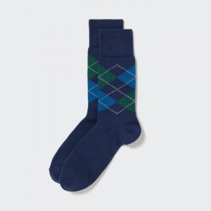 Ponozky Uniqlo Argyle Panske Námornícka Modrá Slovensko | W439912