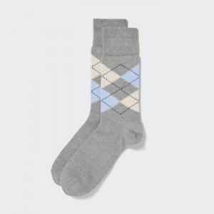Ponozky Uniqlo Argyle Panske Siva Slovensko | J929375