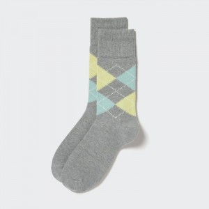 Ponozky Uniqlo Argyle Panske Siva Slovensko | K041648