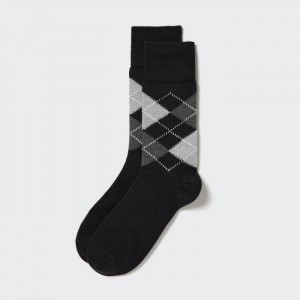 Ponozky Uniqlo Argyle Panske Čierne Slovensko | N495746