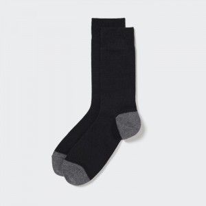 Ponozky Uniqlo Color Block Panske Čierne Slovensko | R033982