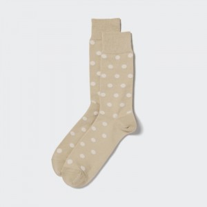 Ponozky Uniqlo Dotted Panske Béžové Slovensko | O161784