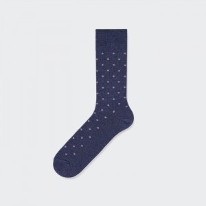 Ponozky Uniqlo Dotted Panske Modre Slovensko | F311703