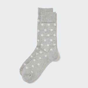 Ponozky Uniqlo Dotted Panske Siva Slovensko | S628936