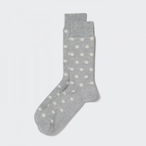 Ponozky Uniqlo Dotted Panske Siva Slovensko | T925410
