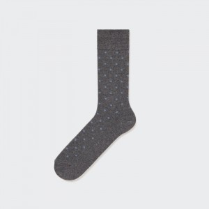 Ponozky Uniqlo Dotted Panske Tmavo Siva Slovensko | Y650090