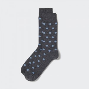 Ponozky Uniqlo Dotted Panske Tmavo Siva Slovensko | Q150590