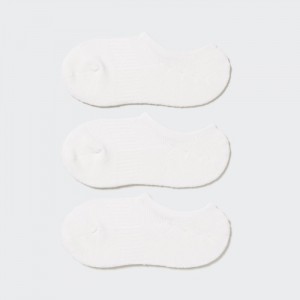 Ponozky Uniqlo Footsies 3 Pack (Sports) Damske Biele Slovensko | P136860