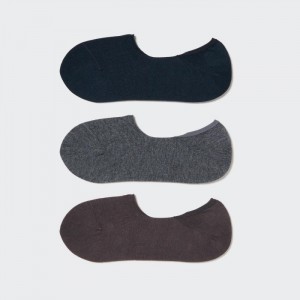Ponozky Uniqlo Footsies (3 Pairs) Damske Námornícka Modrá Slovensko | H688206