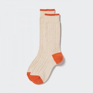 Ponozky Uniqlo HEATTECH Cable Damske Béžové Slovensko | J759426