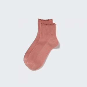 Ponozky Uniqlo HEATTECH Crew Mellow Damske Ruzove Slovensko | A687045