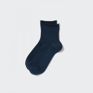 Ponozky Uniqlo HEATTECH Crew Mellow Damske Námornícka Modrá Slovensko | L596471