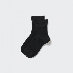 Ponozky Uniqlo HEATTECH Crew Relax Damske Čierne Slovensko | B746453