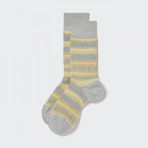 Ponozky Uniqlo HEATTECH Fair Isle Panske Siva Slovensko | T682015