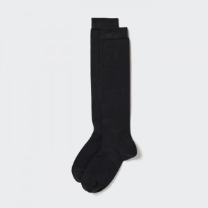 Ponozky Uniqlo HEATTECH Knee High Damske Čierne Slovensko | I197604