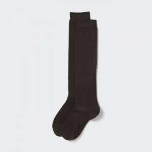 Ponozky Uniqlo HEATTECH Knee High Damske Tmavo Hnede Slovensko | Q248824