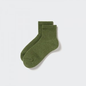 Ponozky Uniqlo HEATTECH Pile-Podsite Half Damske Zelene Slovensko | H921252