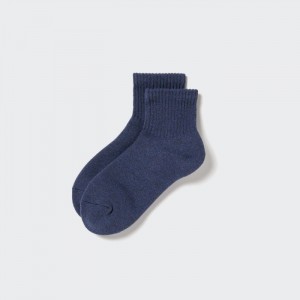 Ponozky Uniqlo HEATTECH Pile-Podsite Half Damske Modre Slovensko | C130886