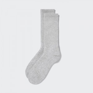 Ponozky Uniqlo HEATTECH Pile-Podsite Panske Siva Slovensko | T640060