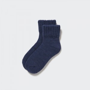 Ponozky Uniqlo HEATTECH Pile Damske Námornícka Modrá Slovensko | H679718