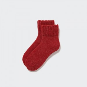 Ponozky Uniqlo HEATTECH Pile Damske Červené Slovensko | P829576