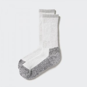 Ponozky Uniqlo HEATTECH Soft Pile Heather Panske Svetlo Siva Slovensko | Y178346