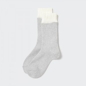 Ponozky Uniqlo HEATTECH Soft Pile Panske Siva Slovensko | S258163
