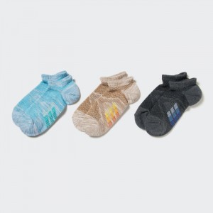 Ponozky Uniqlo Kratke 3 Pack Detske Modre Slovensko | M457290