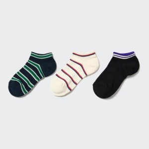 Ponozky Uniqlo Kratke 3 Pack Detske Námornícka Modrá Slovensko | I922929