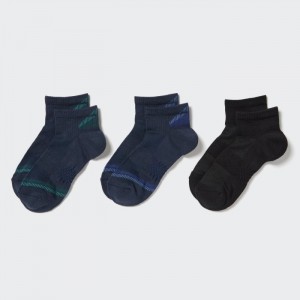 Ponozky Uniqlo Kratke 3 Pack (Sports/Piled) Damske Námornícka Modrá Slovensko | M245282
