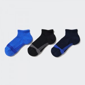 Ponozky Uniqlo Kratke (3 Pairs) Detske Modre Slovensko | D163218