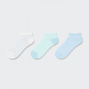 Ponozky Uniqlo Kratke (3 Pairs) Detske Modre Slovensko | E849401