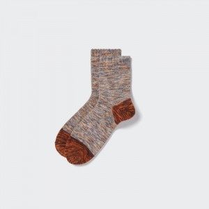 Ponozky Uniqlo Melange Half Panske Hnede Slovensko | J773626