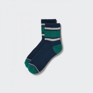 Ponozky Uniqlo Pattern Podsite Half Panske Modre Slovensko | W660856