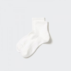 Ponozky Uniqlo Pile Half Panske Biele Slovensko | S432841