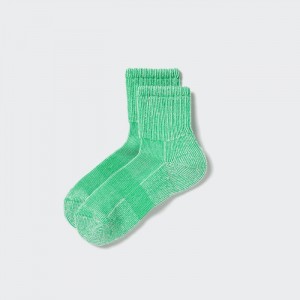 Ponozky Uniqlo Rebrovaný Half Panske Zelene Slovensko | P802543